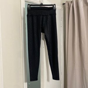 Leopard print workout leggings